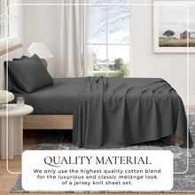 Load image into Gallery viewer, 100% Organic Cotton Jersey Knit Sheets