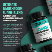 Load image into Gallery viewer, Organic Mushroom Complex Supplement Capsules