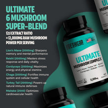 Load image into Gallery viewer, Organic Mushroom Complex Supplement Capsules