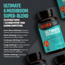 Load image into Gallery viewer, Organic Mushroom Complex Supplement Capsules