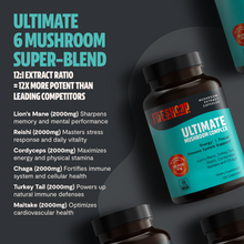 Load image into Gallery viewer, Organic Mushroom Complex Supplement Capsules