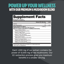 Load image into Gallery viewer, Organic Mushroom Complex Supplement Capsules
