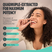 Load image into Gallery viewer, Organic Mushroom Complex Supplement Capsules