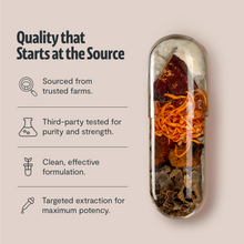 Load image into Gallery viewer, Organic Mushroom Complex Supplement Capsules