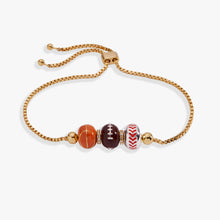 Load image into Gallery viewer, Game On Spinner Bolo Bracelet