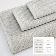 Load image into Gallery viewer, Cotton Textured Bath Towel Set - Acacia Collection