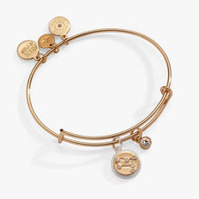 Load image into Gallery viewer, Gemini Zodiac Charm Bangle