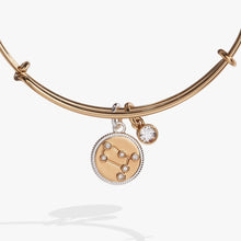 Load image into Gallery viewer, Gemini Zodiac Charm Bangle