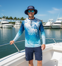 Load image into Gallery viewer, Men's Marlin Strike UV Fishing Shirt