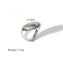 Load image into Gallery viewer, Geometric Brilliance Ring Minimalist High-Shine Bands for Stacking &amp; Styling (MAC272)