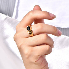 Load image into Gallery viewer, Geometric Brilliance Ring Minimalist High-Shine Bands for Stacking &amp; Styling (MAC272)