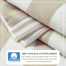 Load image into Gallery viewer, Striped Cabana Beach Towel - Edgartown Collection