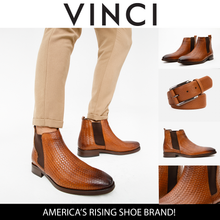 Load image into Gallery viewer, The Oslo Tan Leather Chelsea Men Boot