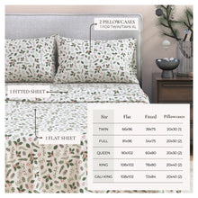 Load image into Gallery viewer, Turkish Cotton Christmas Flannel Sheet Set - Whittaker Collection