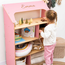 Load image into Gallery viewer, Pink Dollhouse Bookcase