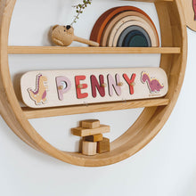 Load image into Gallery viewer, Girl Dinosaur Name Puzzle