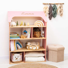 Load image into Gallery viewer, Pink Dollhouse Bookcase