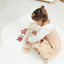 Load image into Gallery viewer, Girl Dinosaur Name Puzzle