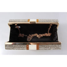 Load image into Gallery viewer, ‌Glamorous Fully Bedazzled Dollar Motif Evening Bag Party Clutch (MAC293)