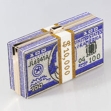 Load image into Gallery viewer, ‌Glamorous Fully Bedazzled Dollar Motif Evening Bag Party Clutch (MAC293)