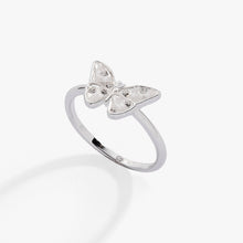 Load image into Gallery viewer, Glass Butterfly Statement Ring