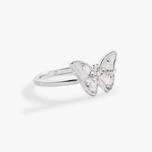 Load image into Gallery viewer, Glass Butterfly Statement Ring