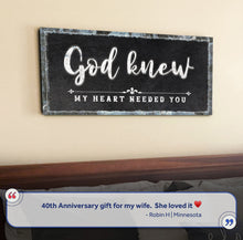 Load image into Gallery viewer, God Knew Sign III