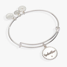 Load image into Gallery viewer, Godmother 'Loves Like A Parent, Acts Like A Friend' Charm Bangle