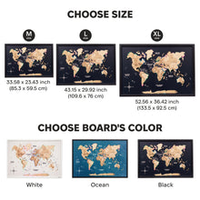 Load image into Gallery viewer, Map on Board LED 2.0 Gold
