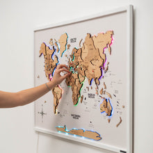 Load image into Gallery viewer, Map on Board LED 2.0 Gold