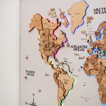 Load image into Gallery viewer, Map on Board LED 2.0 Gold
