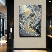 Load image into Gallery viewer, Golden Flow Wall Art