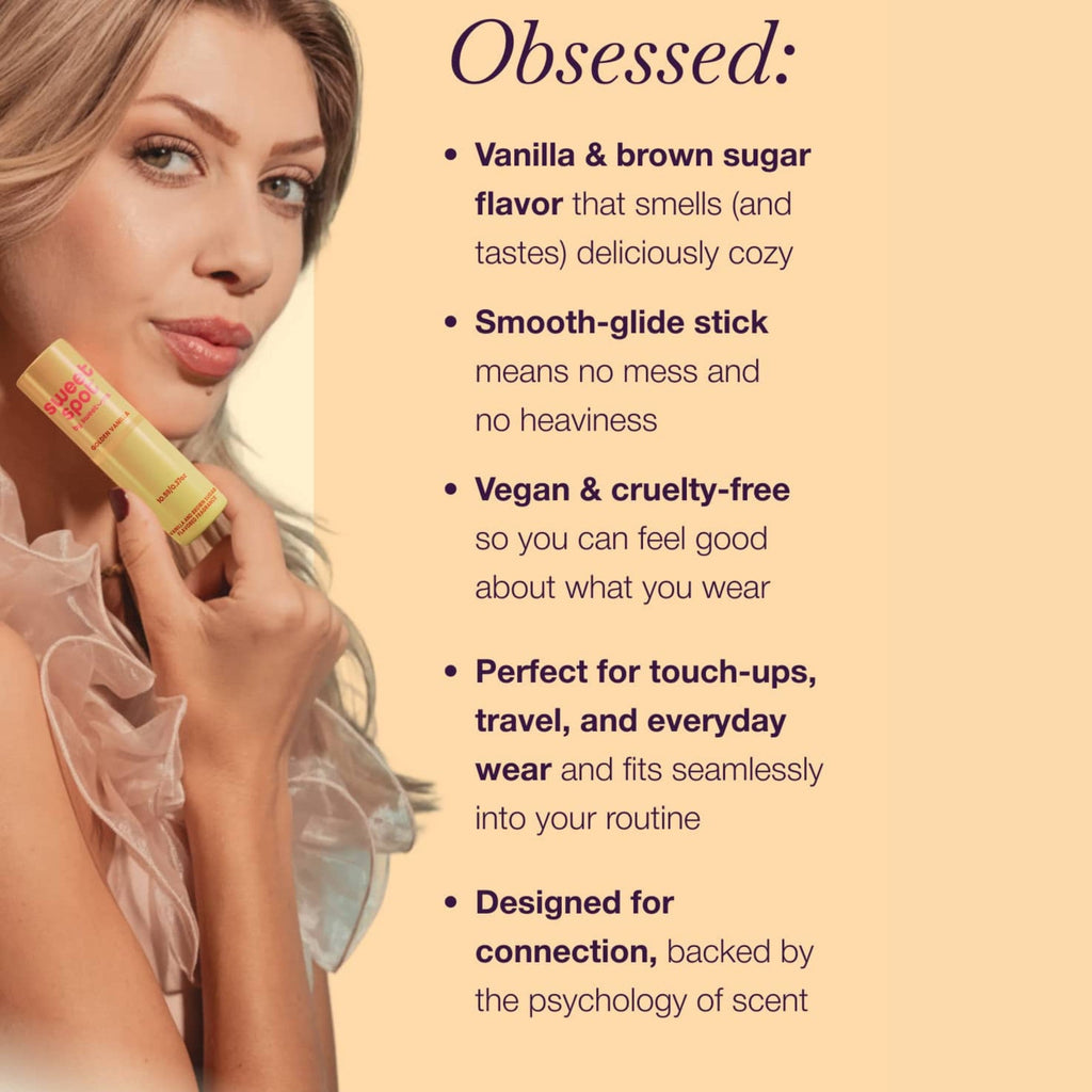 Golden Vanilla Flavored Solid Fragrance Stick Fragrance