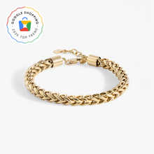 Load image into Gallery viewer, Adjustable Wheat Chain Bracelet