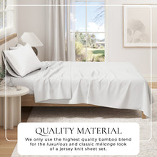 Load image into Gallery viewer, Viscose from Bamboo &amp; Cotton Blend Jersey Knit Sheets