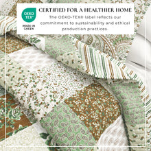 Load image into Gallery viewer, Floral Patchwork Quilt Set - Damia Collection