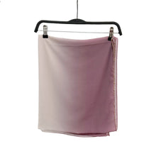 Load image into Gallery viewer, Gradient Colour Pearl Chiffon Beaded Chain Hijab (MH137)