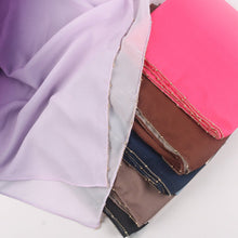 Load image into Gallery viewer, Gradient Colour Pearl Chiffon Beaded Chain Hijab (MH137)