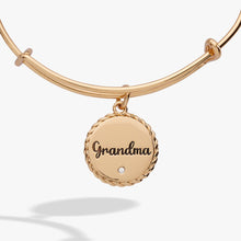 Load image into Gallery viewer, Grandma 'Wise And Warm, Her Love Feels Like Home' Charm Bangle