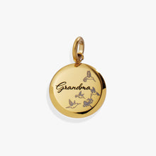 Load image into Gallery viewer, Grandma Hummingbird Disc Charm