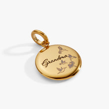 Load image into Gallery viewer, Grandma Hummingbird Disc Charm