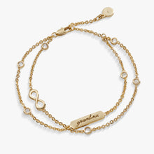 Load image into Gallery viewer, Grandma Infinity Chain Double Strand Bracelet