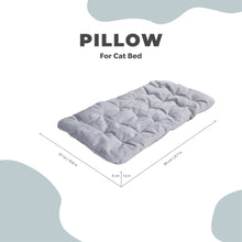 Load image into Gallery viewer, Sleeping Cat Pillow - Gray
