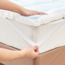 Load image into Gallery viewer, 2 Inch Thick Cooling Mattress Pad - Finley Collection