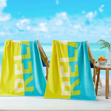Load image into Gallery viewer, 2 Pack Vibrant Beach Towels - Boca Collection