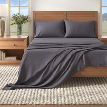 Load image into Gallery viewer, Heathered Solid Cotton Blend Flannel Sheet Set - Anders Collection