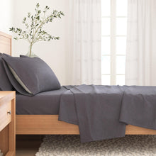 Load image into Gallery viewer, Heathered Solid Cotton Blend Flannel Sheet Set - Anders Collection