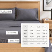 Load image into Gallery viewer, Heathered Solid Cotton Blend Flannel Sheet Set - Anders Collection