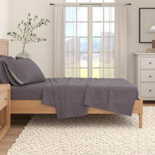 Load image into Gallery viewer, Heathered Solid Cotton Blend Flannel Sheet Set - Anders Collection