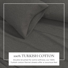 Load image into Gallery viewer, Heathered Solid Cotton Blend Flannel Sheet Set - Anders Collection